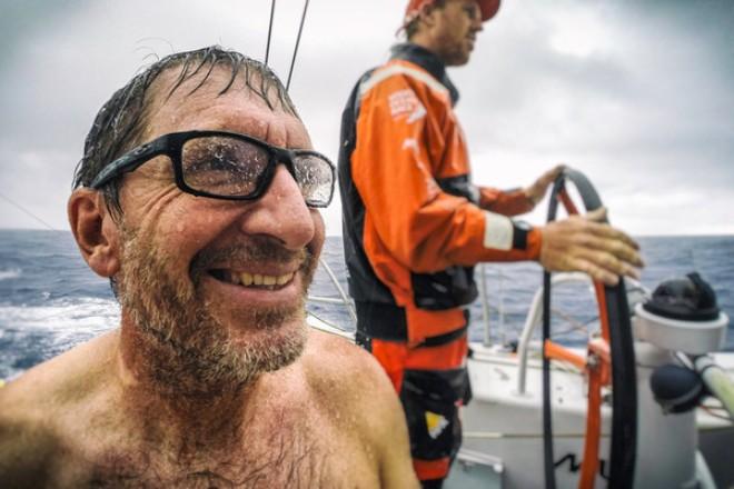 Team Alvimedica - Will Oxley's glasses reflect the weather outside,quite literally - Volvo Ocean Race 2014-15 ©  Amory Ross / Team Alvimedica